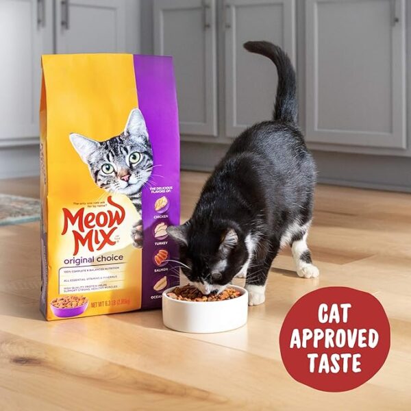 Meow Mix Original Choice Dry Cat Food, 6.3 Pound, Complete & Balanced Nutrition (Copy) - Image 4